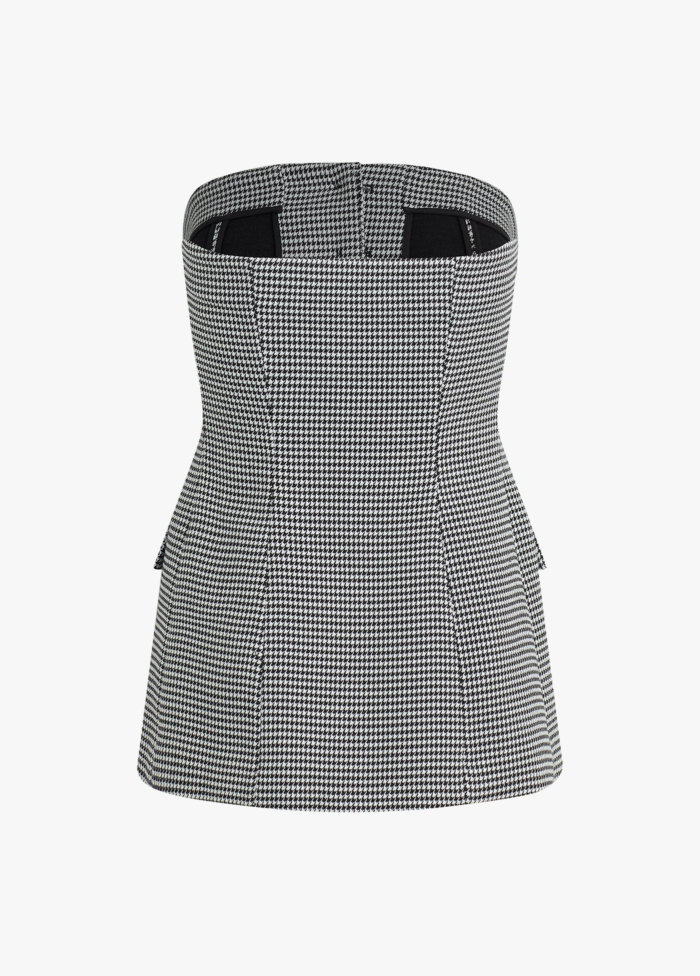 black white houndstooth