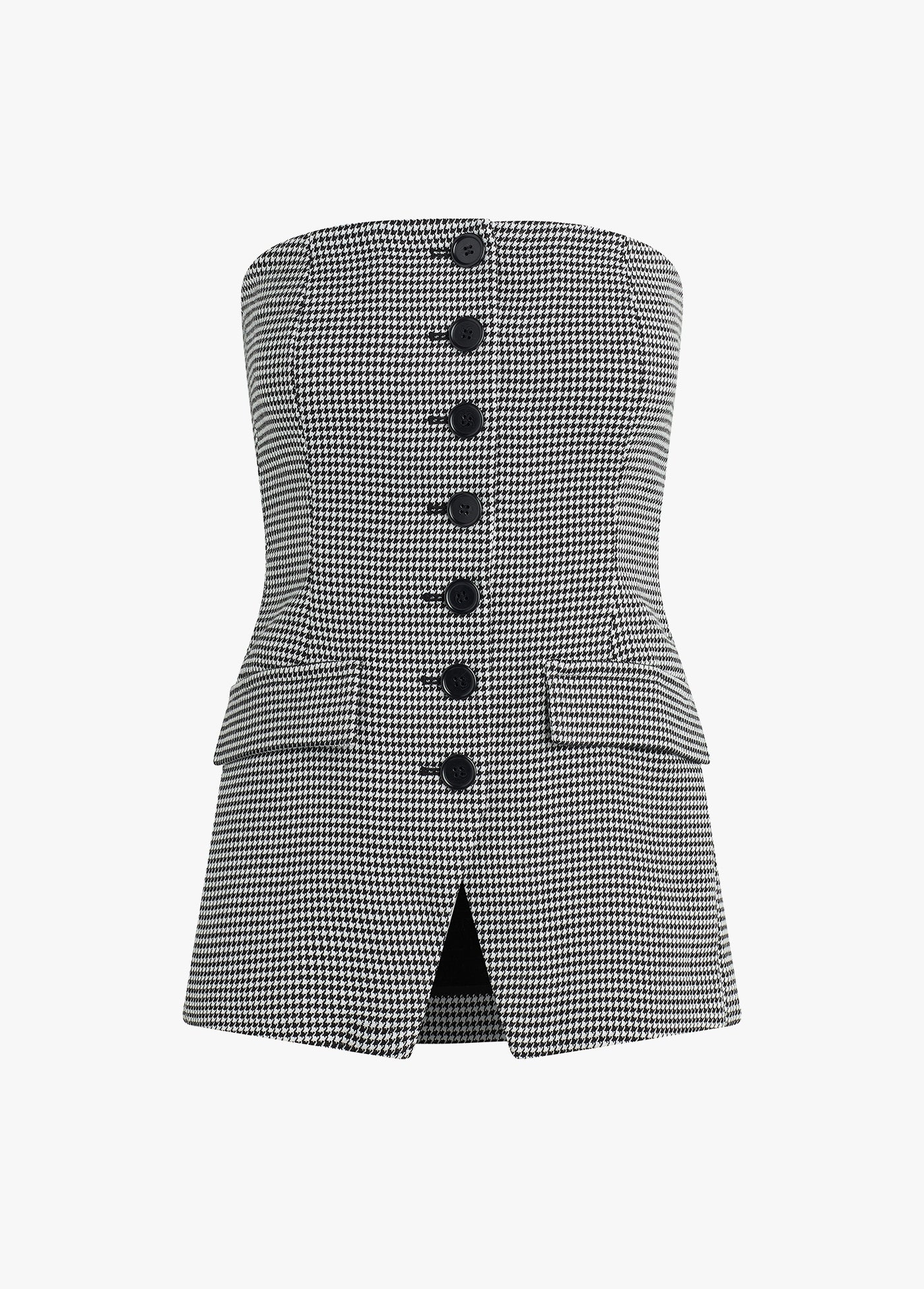 black white houndstooth