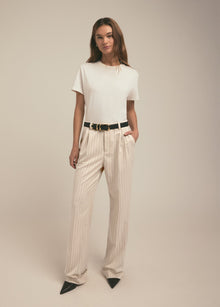 warm sand pinstripe