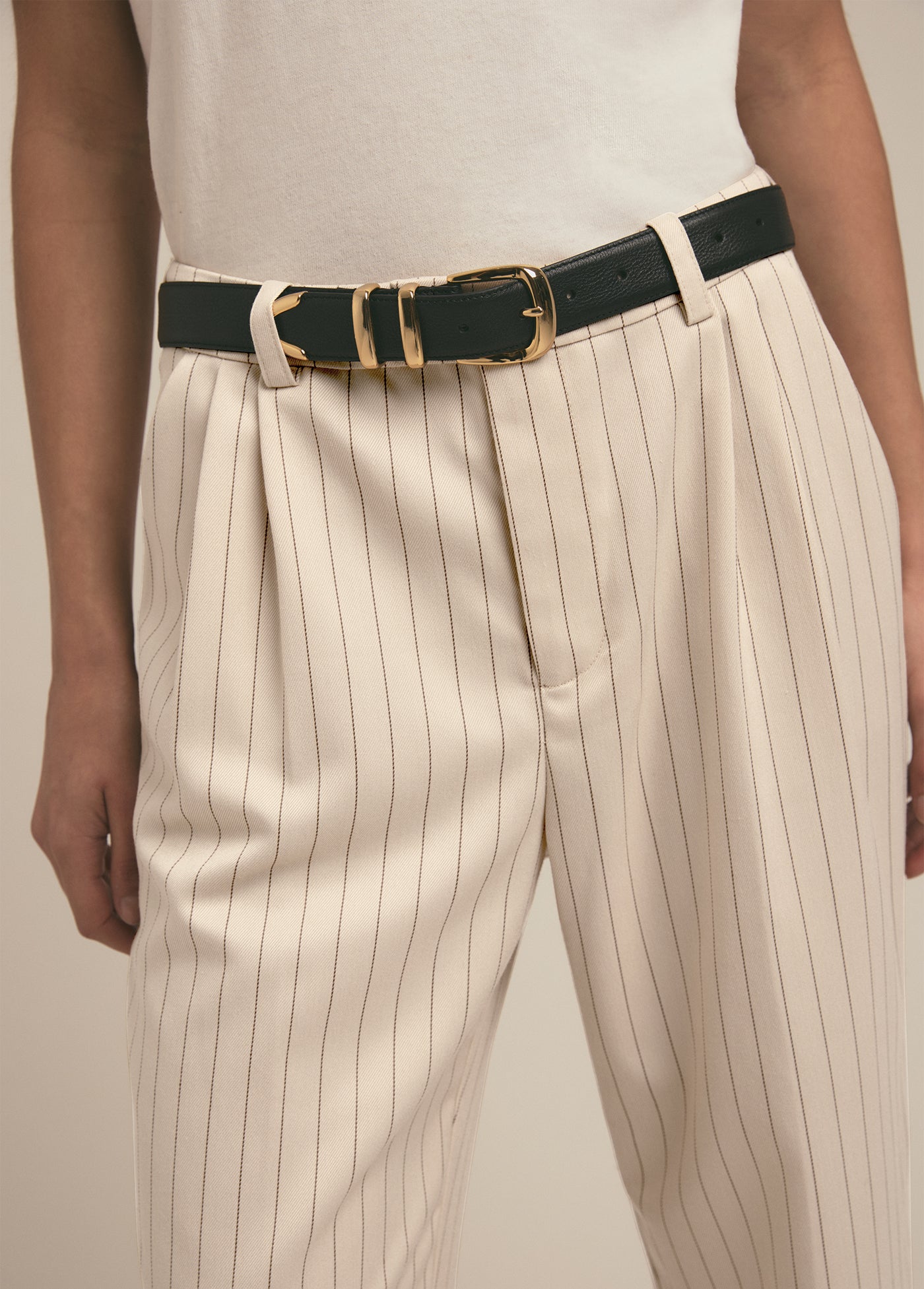 warm sand pinstripe