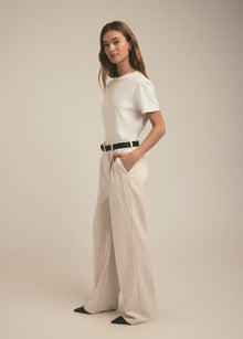 warm sand pinstripe