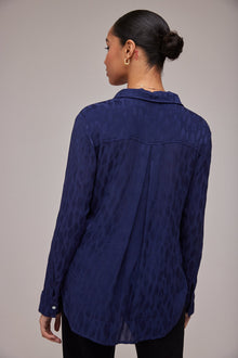 Flowy Button Down | Twilight Navy