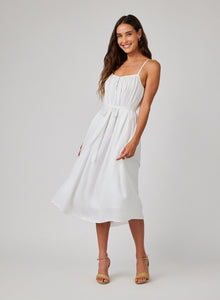 Flowy Cami Maxi Dress | White