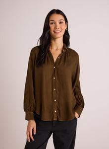 Flowy Raglan Sleeve Shirt | Golden Army