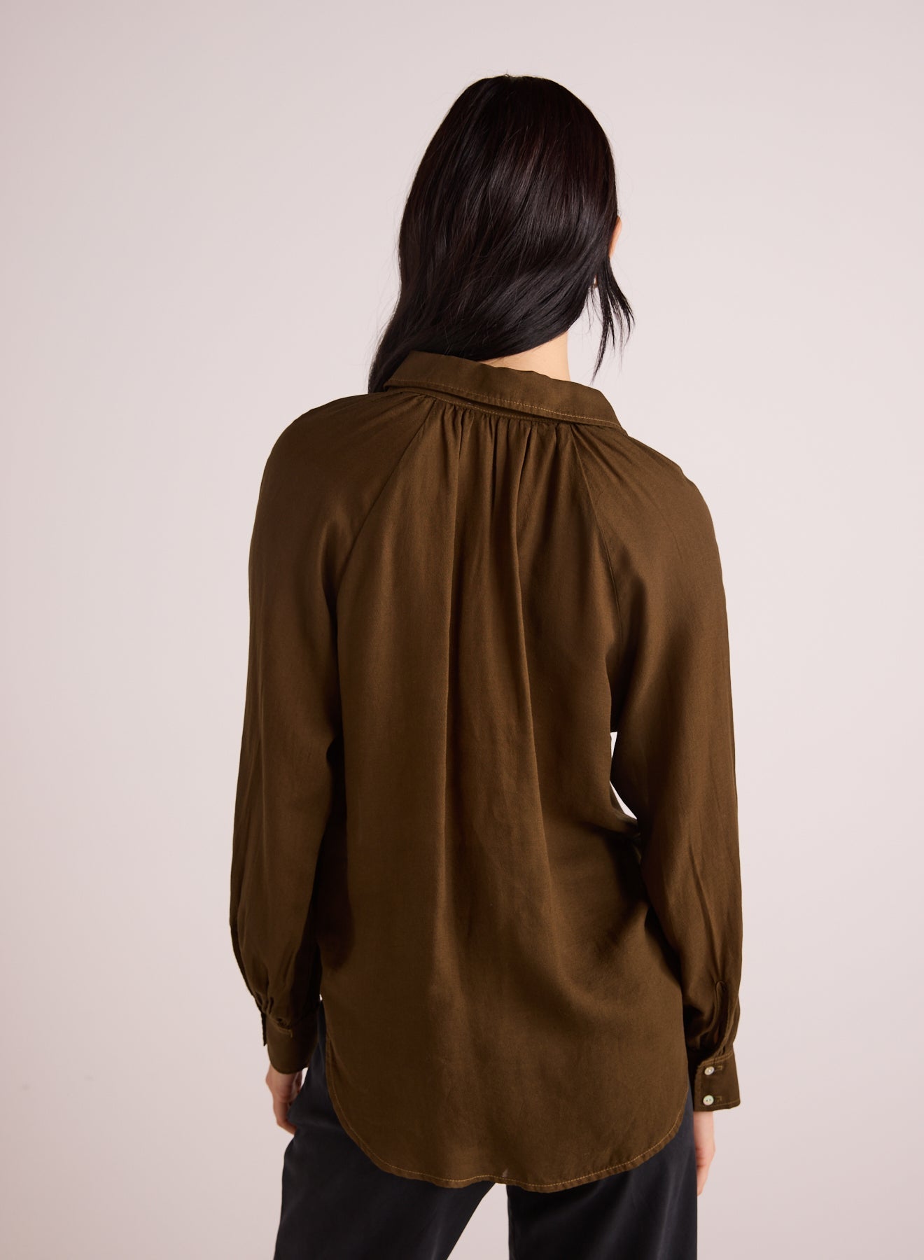 Flowy Raglan Sleeve Shirt | Golden Army
