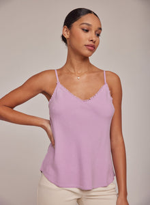 Frayed Cami | Orchid Blush