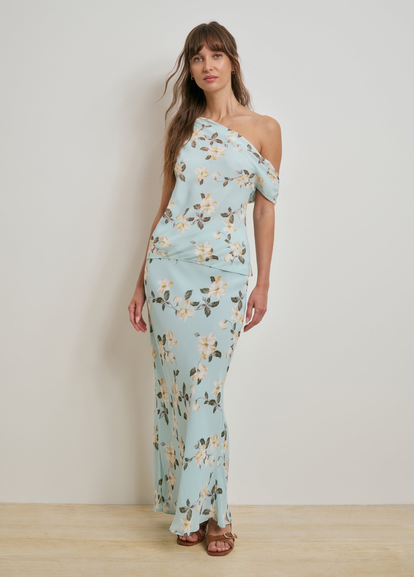 aqua floral