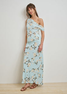 aqua floral