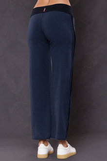 Women | Boxer Fleece Crop Sweatpant | Past Midnight