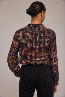 Half Placket Pullover | City Lights Print