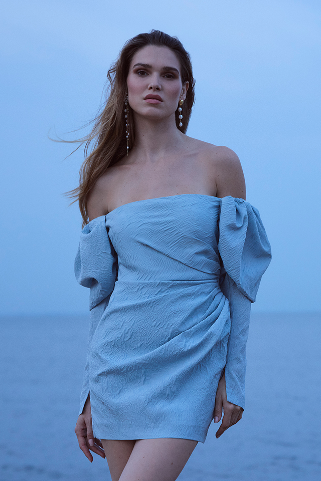 Bianca Dress | Powder Blue