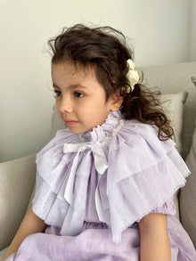 Girl | Ariel Victorian Tulle Cape | Lavender