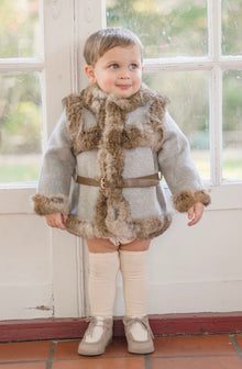 Peter Grey Wool Coat - Petite Maison Kids