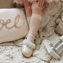 Girl | Daisy Lace Socks Nude | Oatmeal