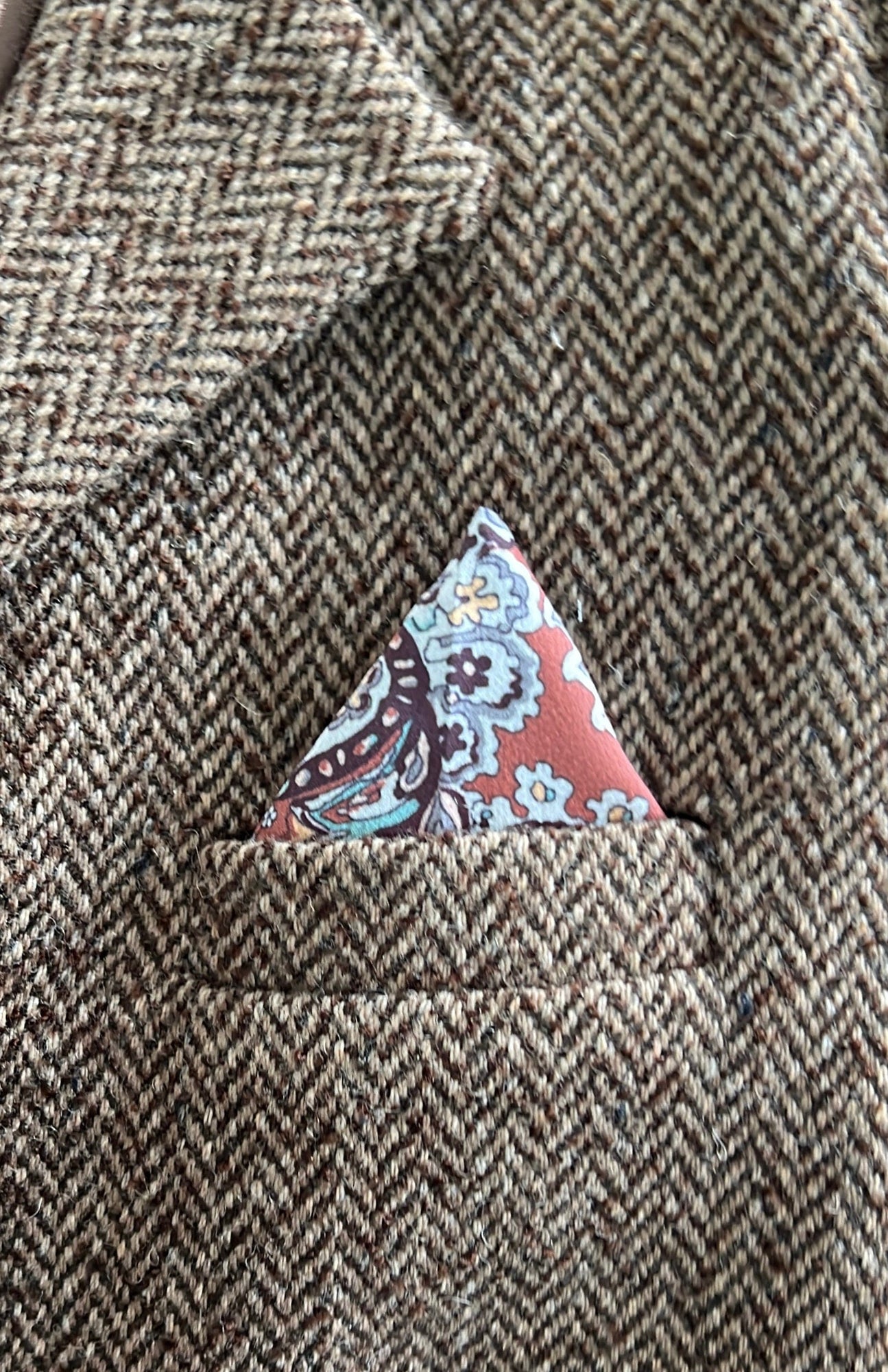 Boy | Herringbone Tweed Jacket | Brown