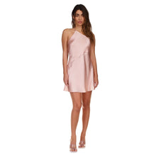 Dusty Rose Asymmetric Mini Slip Dress | Dusty Rose