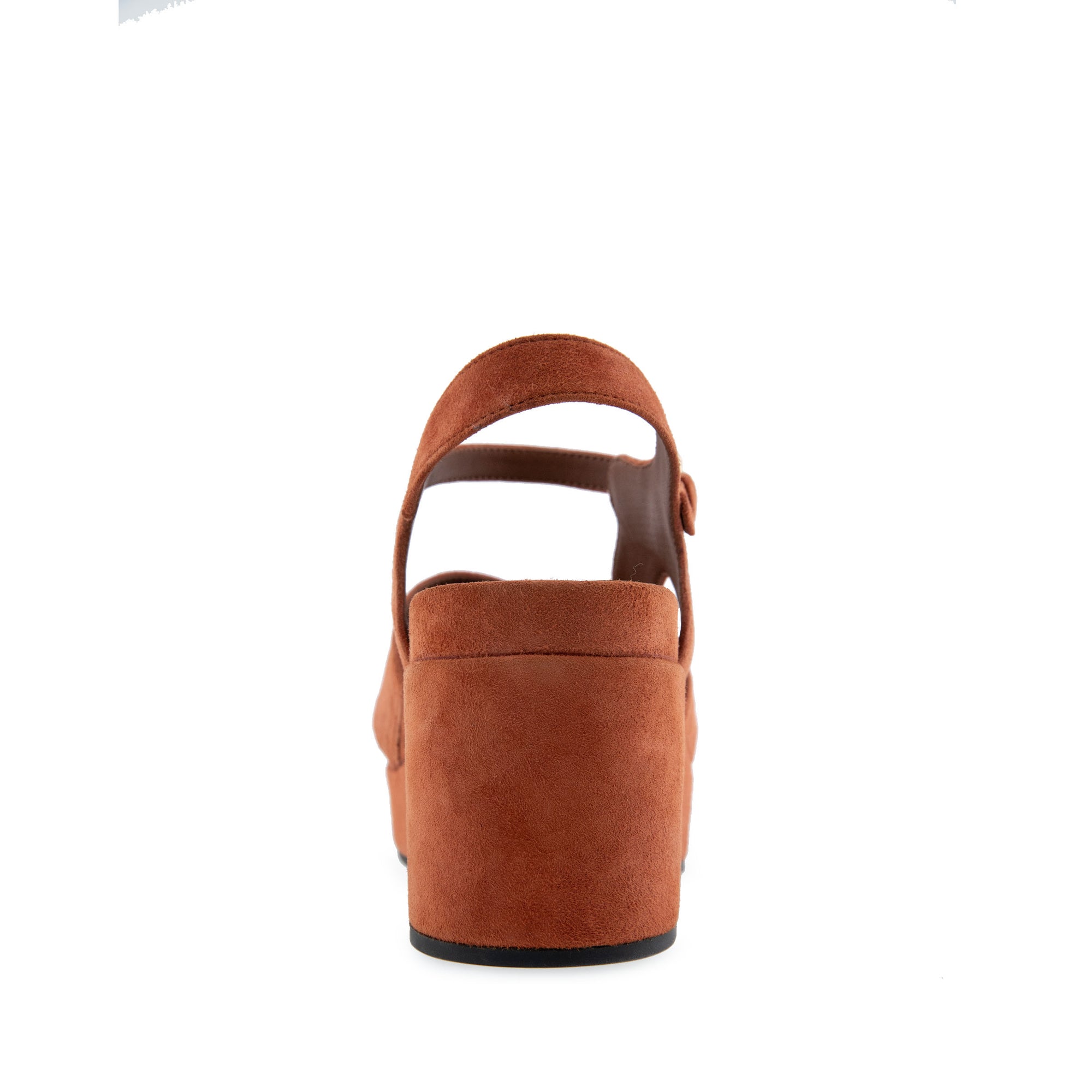 Cora Sandal Dress Platform | Rust Suede