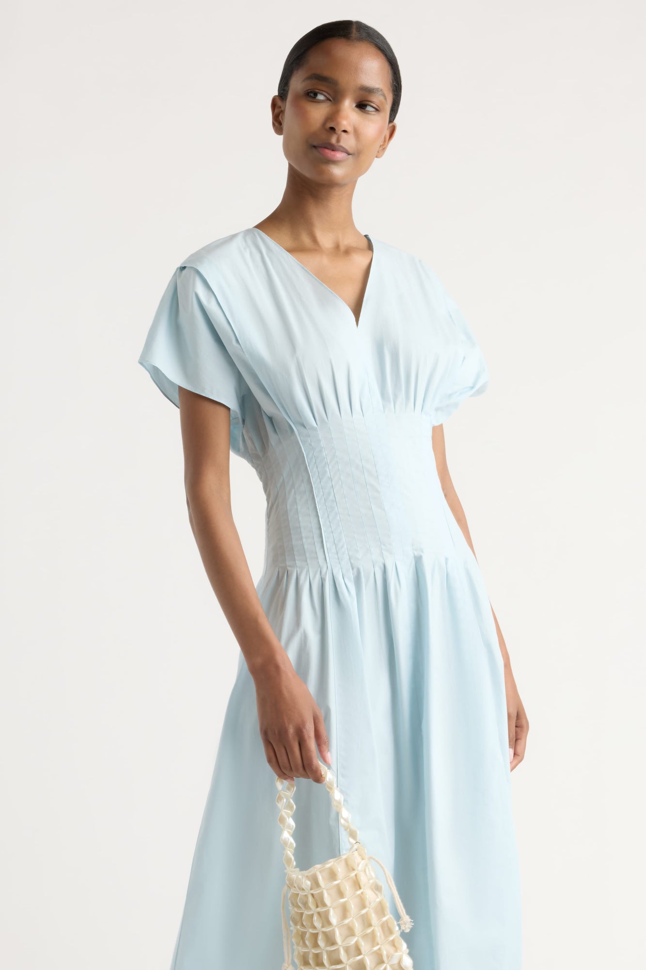 Isilda | Kai Pleated Blouson Dress in Size Extra Small