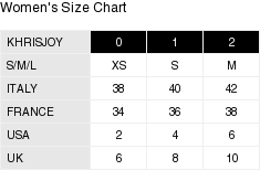 Product size guide