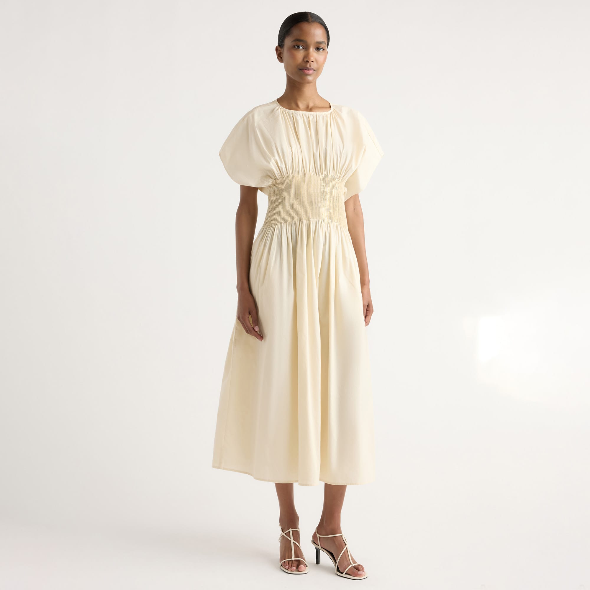 Isilda | Krys Pleated Crew-Neck Dress in Size Extra Small 