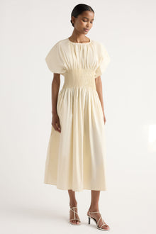 Isilda | Krys Pleated Crew-Neck Dress in Size Extra Small 