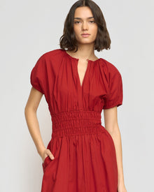 Olivia | Kyla Cinched-Waist Blouson Top Dress in Size Extra Small