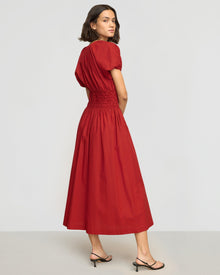 Olivia | Kyla Cinched-Waist Blouson Top Dress in Size Extra Small