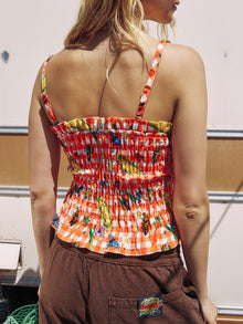 Cara Top | Garden Critters Gingham