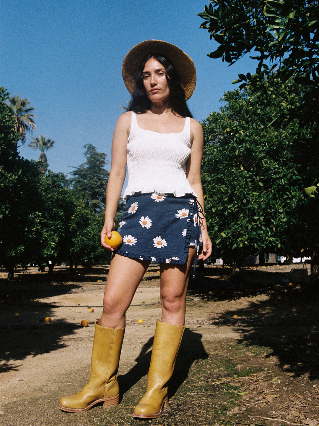 Christy Skort | Navy Daisy