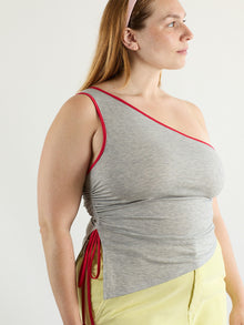 Emily Tank | Heather/Red