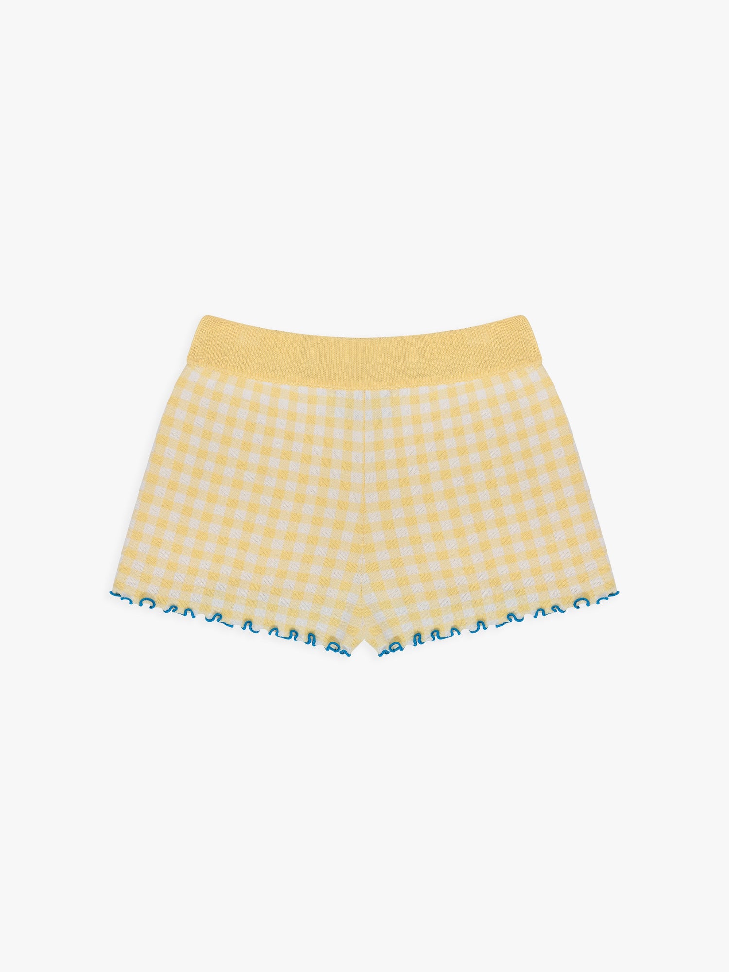 Heather Gingham Short | Polly Pocket™ Yellow