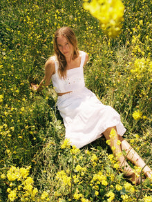 Heidi Top | Garden Embroidery