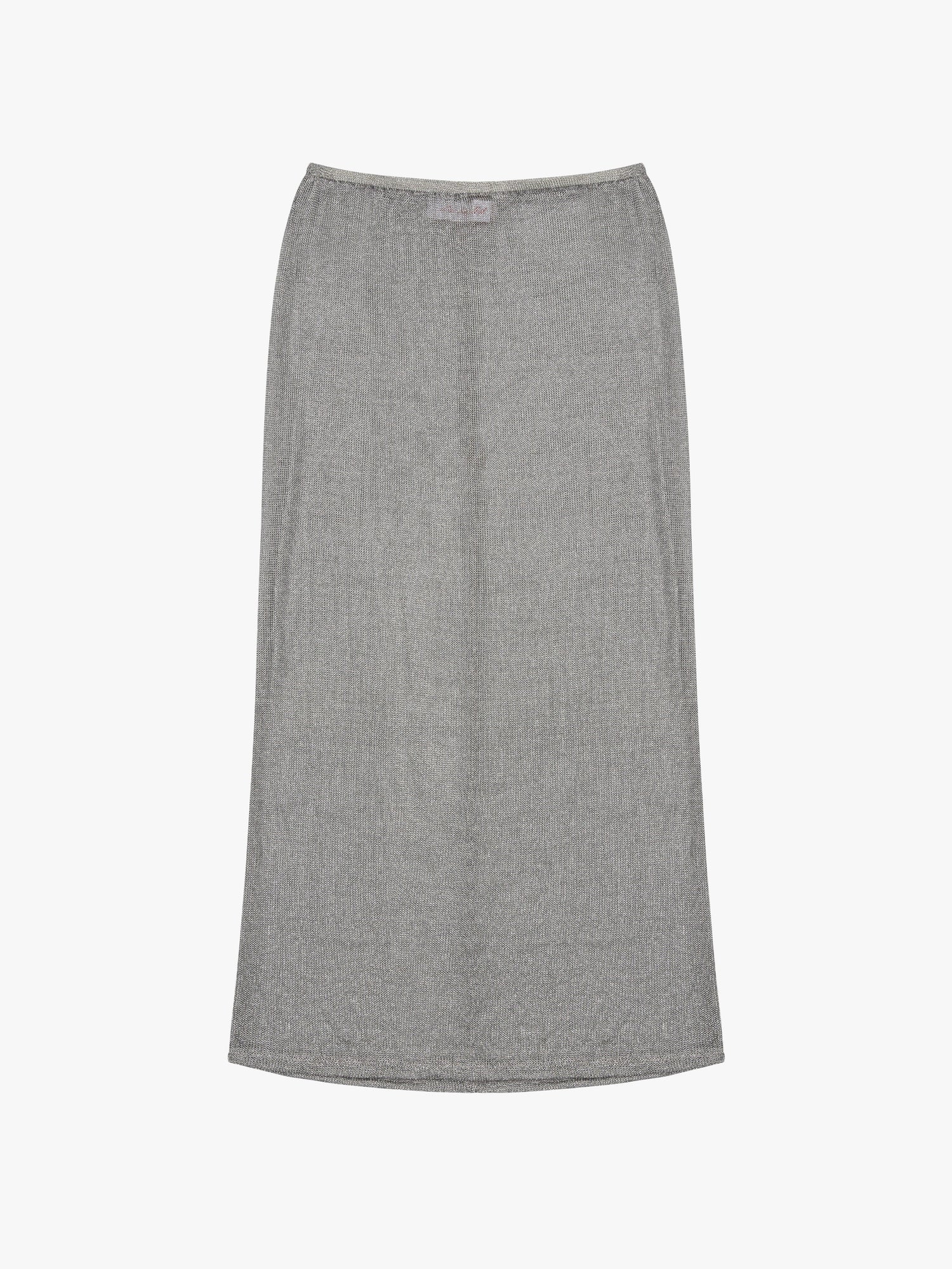 Luna Skirt | Metallic Silver