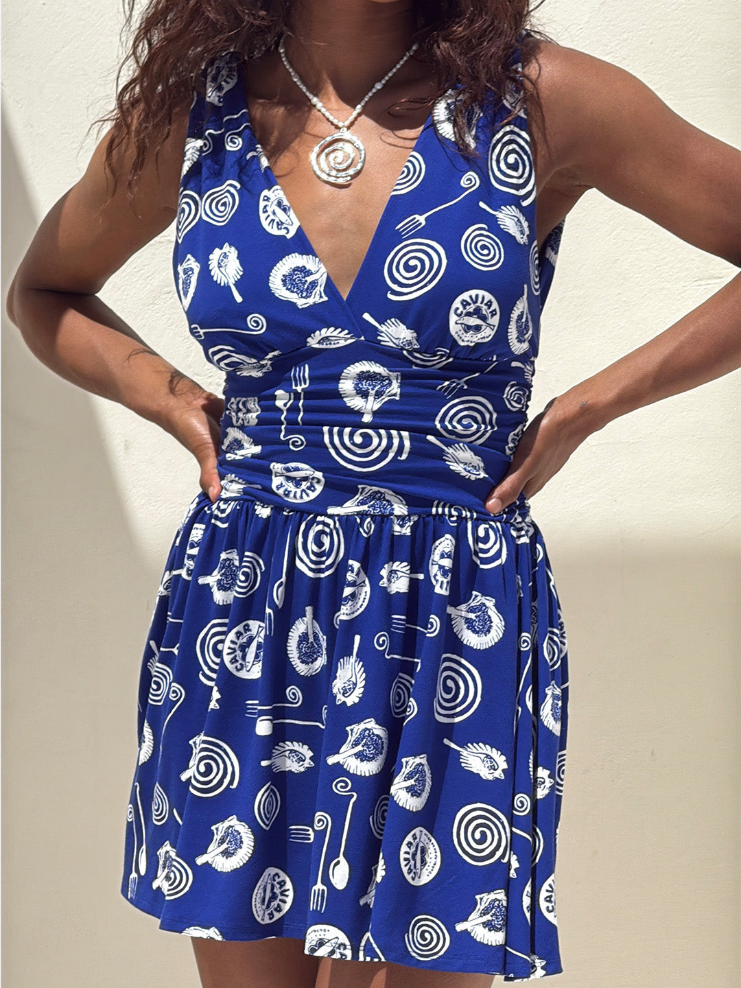 Mila Dress | Caviar Dreams Blue