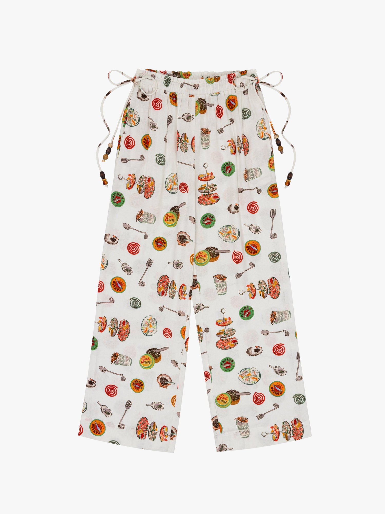 Nora Pant | Caviar Dreams White