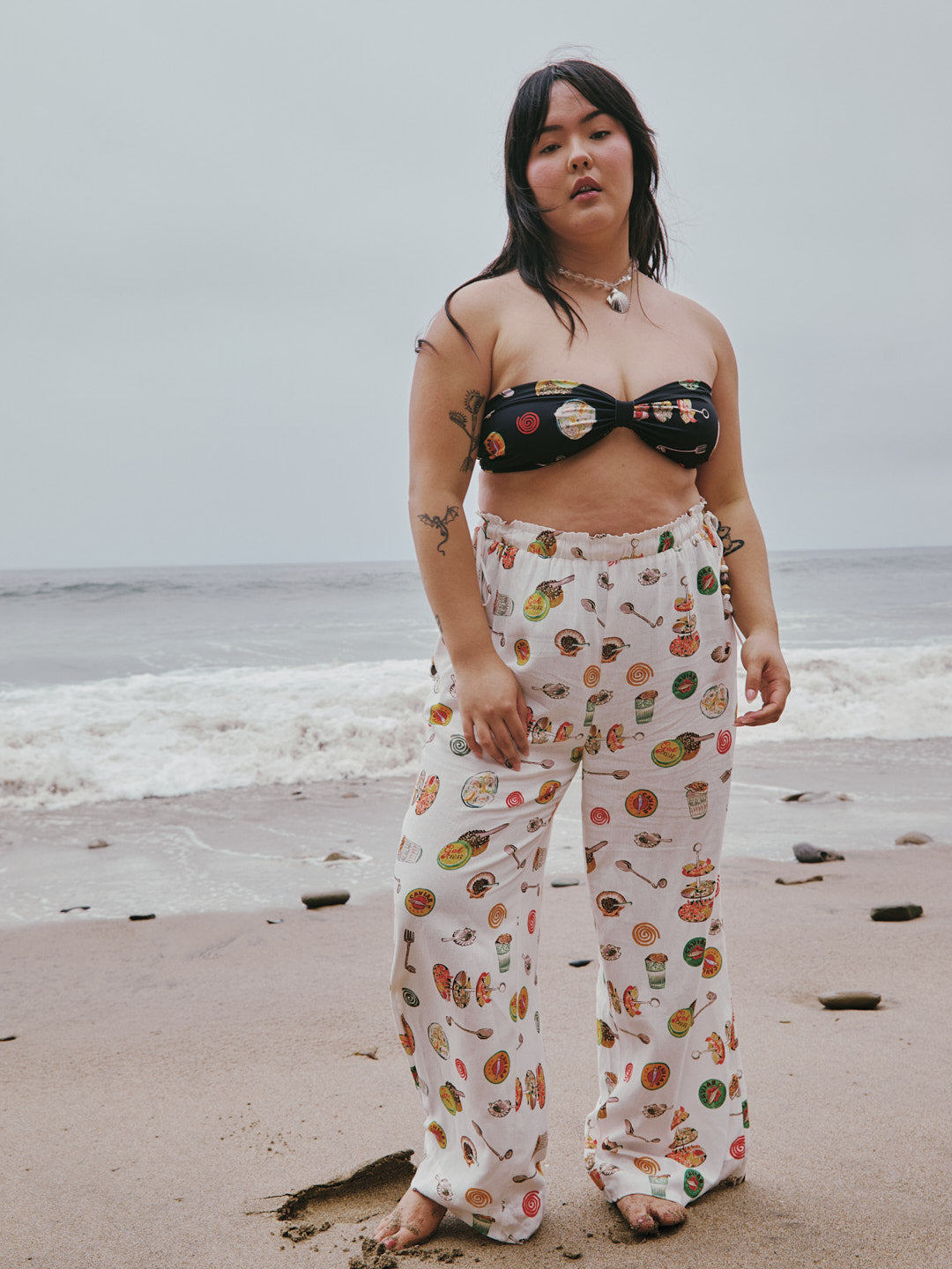Nora Pant | Caviar Dreams White