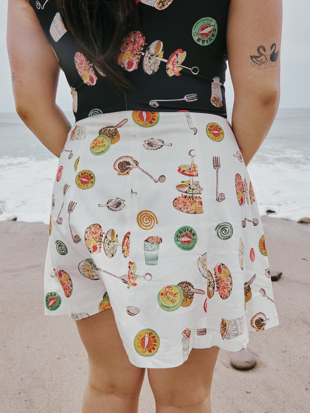 Star Skirt | Caviar Dreams White