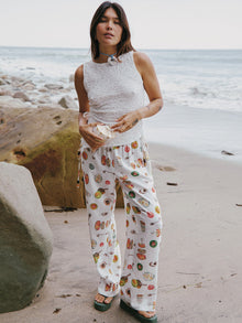Nora Pant | Caviar Dreams White