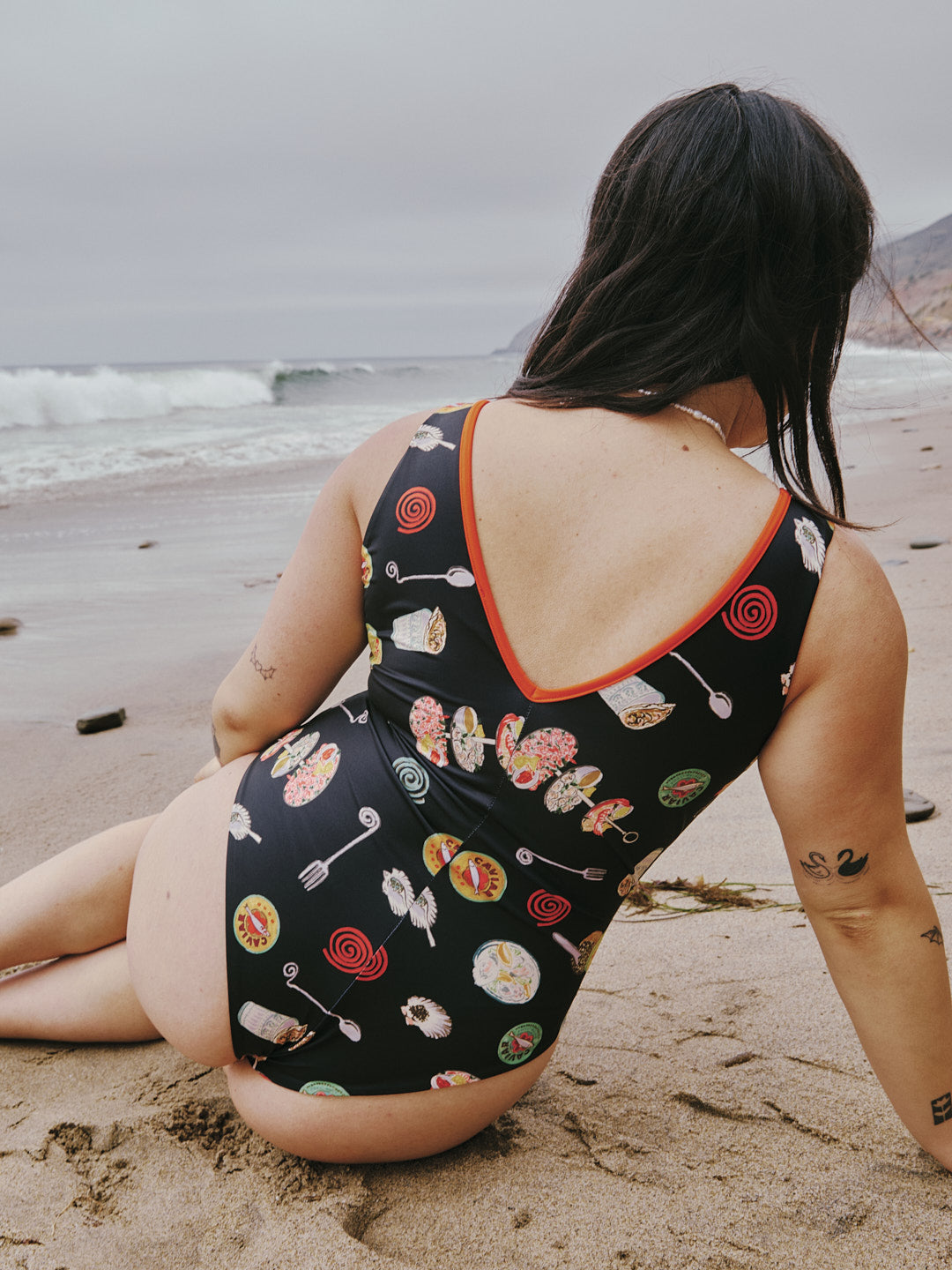 Gena One Piece | Caviar Dreams Black