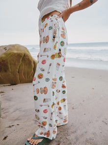 Nora Pant | Caviar Dreams White