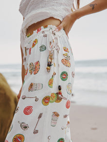 Nora Pant | Caviar Dreams White