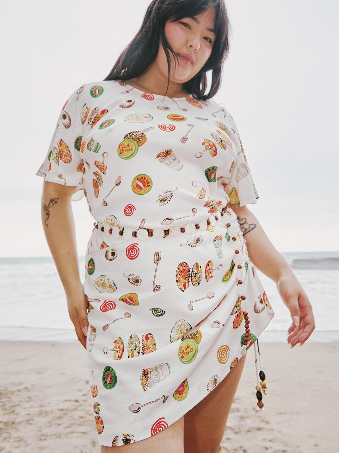 Belle Dress | Caviar Dreams White