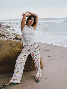 Nora Pant | Caviar Dreams White