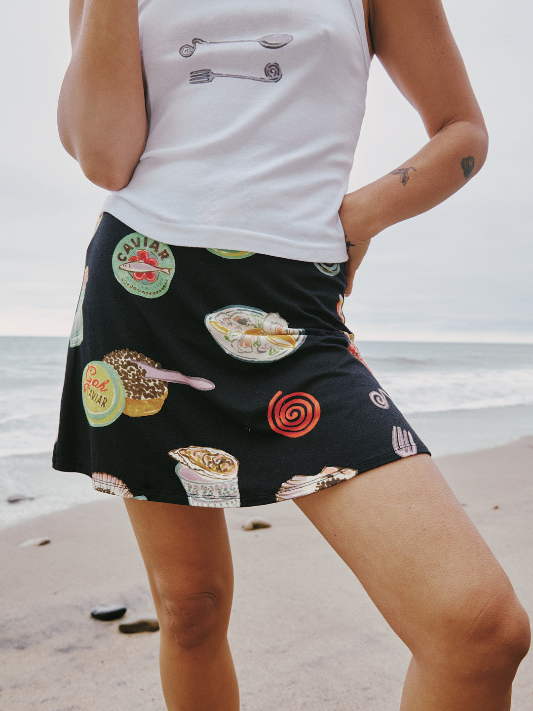 Darcy Skort | Caviar Dreams Black