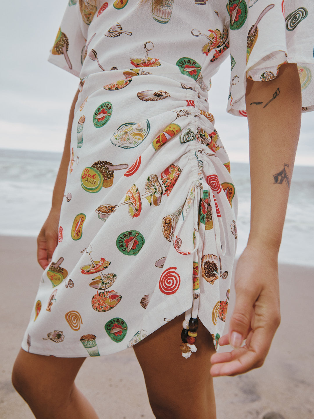 Belle Dress | Caviar Dreams White