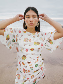Belle Dress | Caviar Dreams White