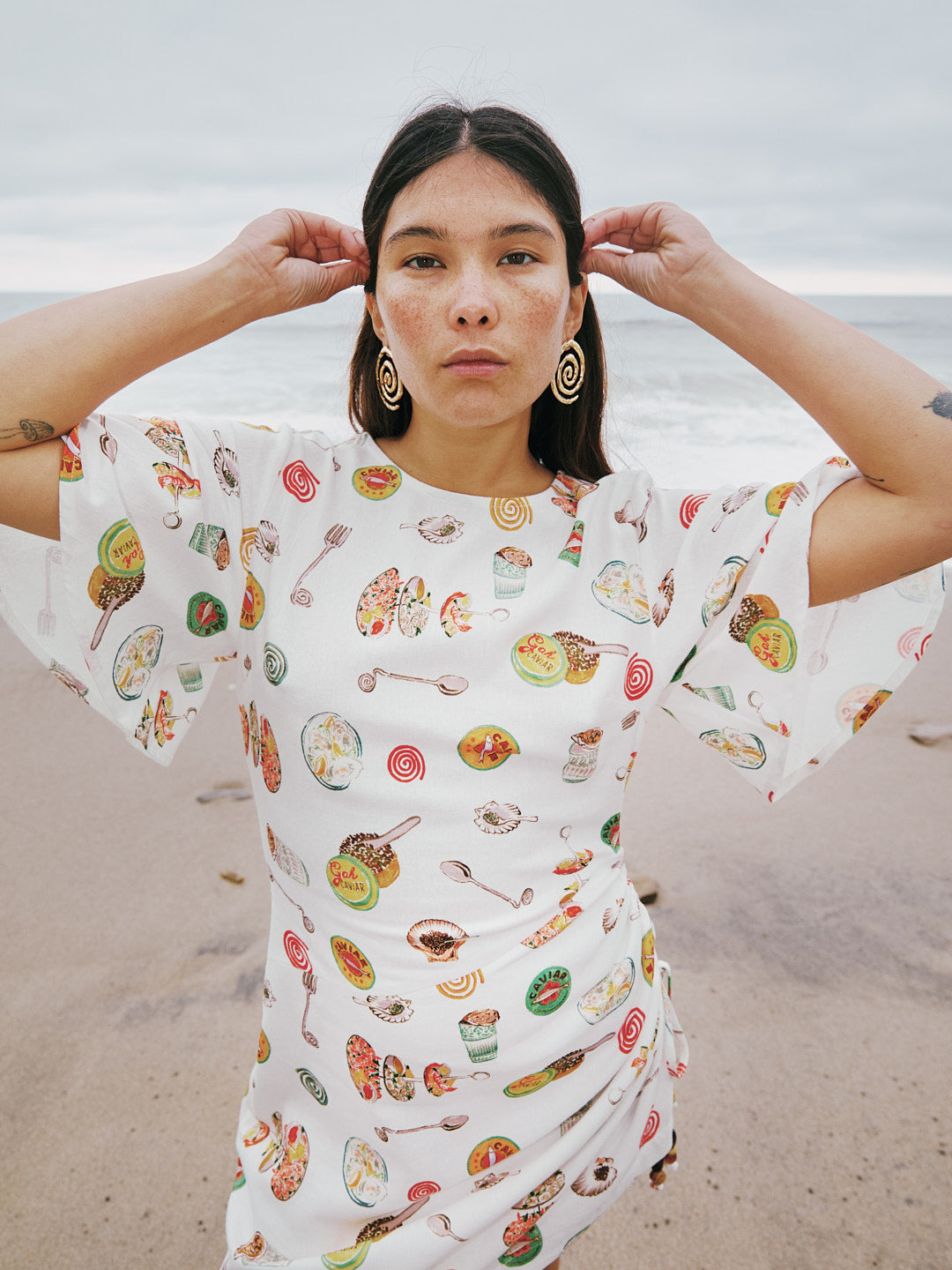 Belle Dress | Caviar Dreams White