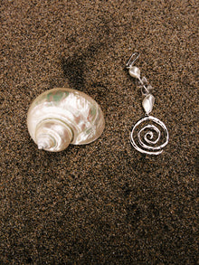 Vortex Keychain | Silver