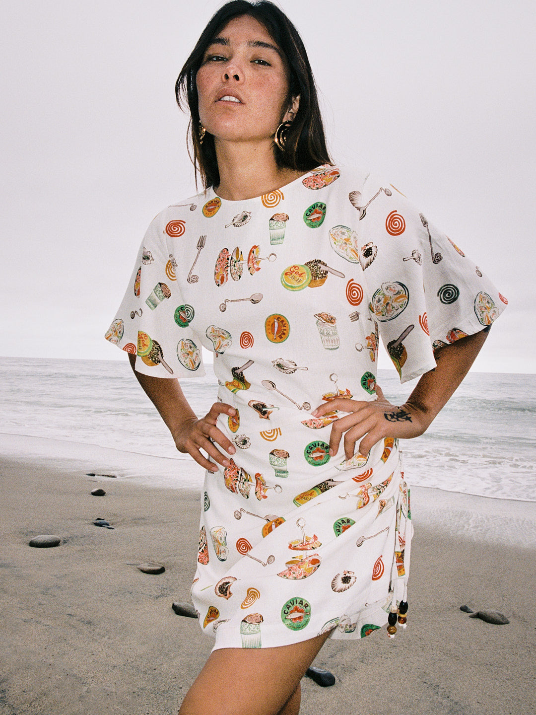 Belle Dress | Caviar Dreams White