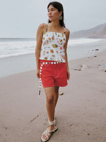 Cleo Cami | Caviar Dreams White